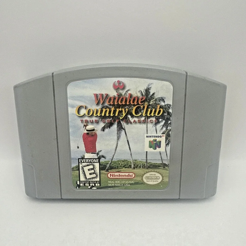 Waialae Country Club N64 Nintendo 64 1998 Game Cartridge